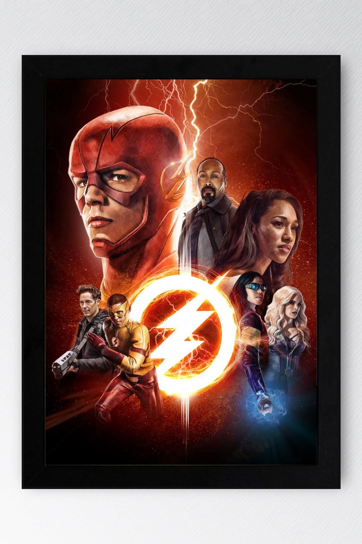 The Flash Çerçeveli Tablo - Film Posteri Tablo