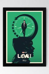 Loki Çerçeveli Tablo - Marvel Dizi Posteri Tablo