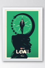 Loki Çerçeveli Tablo - Marvel Dizi Posteri Tablo