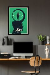 Loki Çerçeveli Tablo - Marvel Dizi Posteri Tablo