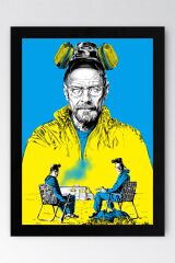 Breaking Bad Çerçeveli Tablo - Dizi Afişi Poster Tablo