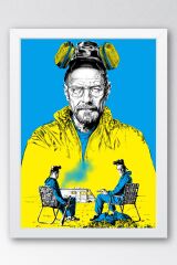 Breaking Bad Çerçeveli Tablo - Dizi Afişi Poster Tablo