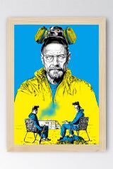 Breaking Bad Çerçeveli Tablo - Dizi Afişi Poster Tablo