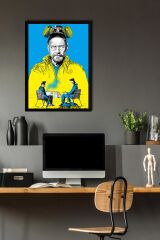 Breaking Bad Çerçeveli Tablo - Dizi Afişi Poster Tablo