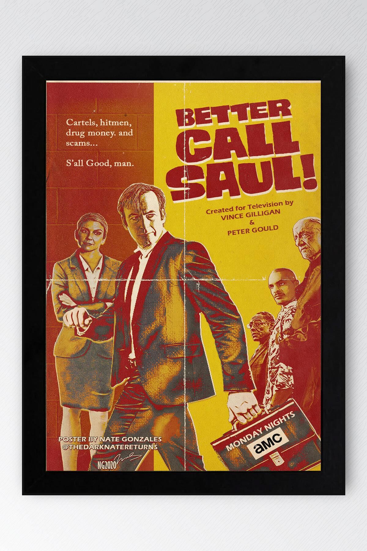 Better Call Saul Çerçeveli Tablo - Saul Goodman Poster Tablo
