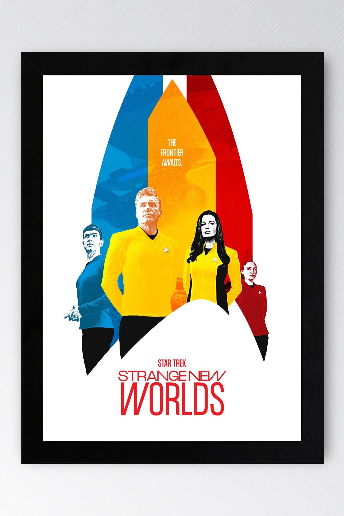 Star Trek Çerçeveli Tablo - Uzay Yolu Fim Posteri Tablo