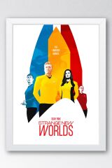 Star Trek Çerçeveli Tablo - Uzay Yolu Fim Posteri Tablo