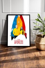 Star Trek Çerçeveli Tablo - Uzay Yolu Fim Posteri Tablo