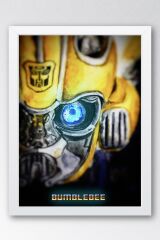 Transformers Bumblebee Çerçeveli Tablo - Film Posteri Tablo