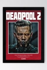 Deadpool 2 Çerçeveli Tablo - Marvel Film Poster Tablo