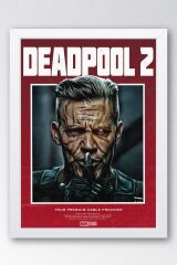 Deadpool 2 Çerçeveli Tablo - Marvel Film Poster Tablo