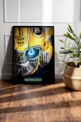 Transformers Bumblebee Çerçeveli Tablo - Film Posteri Tablo 15x21 - Siyah