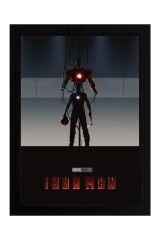 Iron Man Çerçeveli Tablo - Demir Adam Marvel Film Posteri Tablo