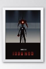 Iron Man Çerçeveli Tablo - Demir Adam Marvel Film Posteri Tablo