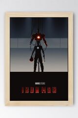 Iron Man Çerçeveli Tablo - Demir Adam Marvel Film Posteri Tablo