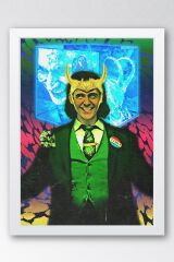 Loki Çerçeveli Tablo - Marvel Dizi Posteri Tablo