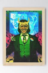 Loki Çerçeveli Tablo - Marvel Dizi Posteri Tablo