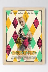 Harley Quinn Çerçeveli Tablo - Yırtıcı Kuşlar Film Posteri Tablo