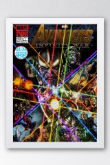 Avengers Çerçeveli Tablo - Yenilmezler Marvel Poster Tablo