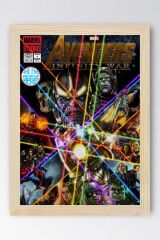 Avengers Çerçeveli Tablo - Yenilmezler Marvel Poster Tablo