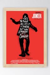 Joker Çerçeveli Tablo - Film Posteri Tablo