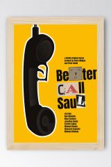 Better Call Saul Çerçeveli Tablo - Saul Goodman Poster Tablo