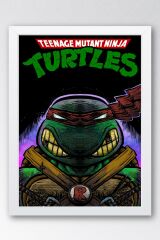 Ninja Kaplumbağalar Raphael Çerçeveli Tablo - Teenage Mutant Ninja Turtles Film Posteri Tablo