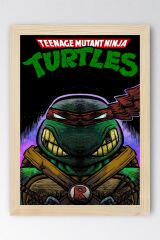 Ninja Kaplumbağalar Raphael Çerçeveli Tablo - Teenage Mutant Ninja Turtles Film Posteri Tablo