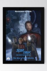 Star Trek Çerçeveli Tablo - Uzay Yolu Fim Posteri Tablo