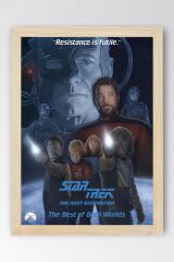 Star Trek Çerçeveli Tablo - Uzay Yolu Fim Posteri Tablo