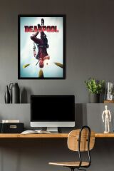 Deadpool Çerçeveli Tablo - Marvel Film Poster Tablo