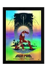 Iron Man Çerçeveli Tablo - Demir Adam Marvel Film Posteri Tablo