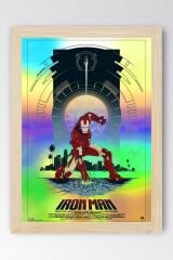Iron Man Çerçeveli Tablo - Demir Adam Marvel Film Posteri Tablo