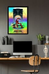 Iron Man Çerçeveli Tablo - Demir Adam Marvel Film Posteri Tablo