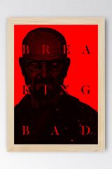 Breaking Bad Çerçeveli Tablo - Dizi Afişi Poster Tablo