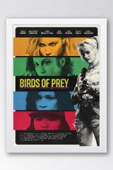 Harley Quinn Çerçeveli Tablo - Film Posteri Tablo
