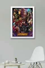 Avengers Çerçeveli Tablo - Yenilmezler Marvel Poster Tablo