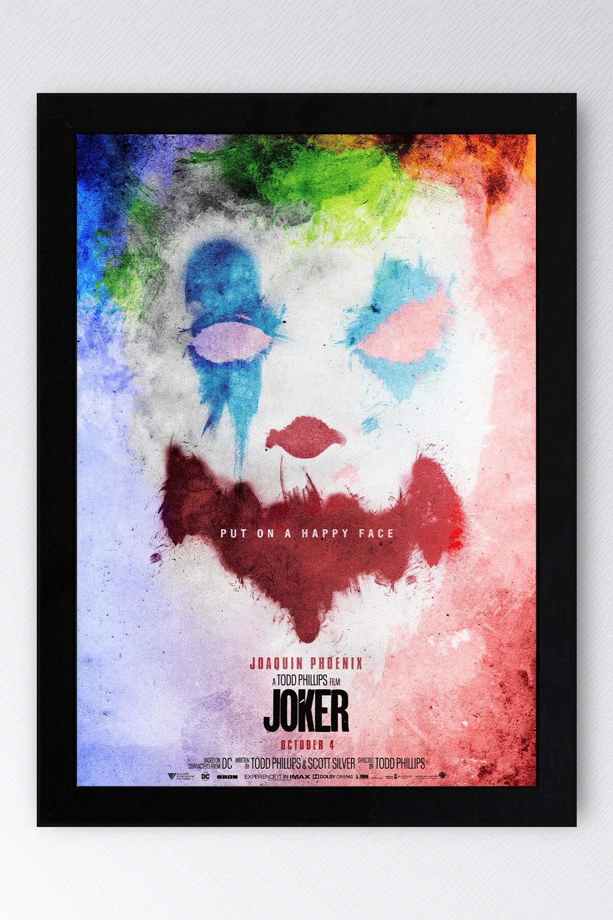 Joker Çerçeveli Tablo - Film Posteri Tablo