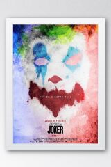 Joker Çerçeveli Tablo - Film Posteri Tablo