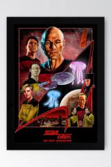 Star Trek Çerçeveli Tablo - Uzay Yolu Fim Posteri Tablo