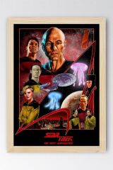 Star Trek Çerçeveli Tablo - Uzay Yolu Fim Posteri Tablo