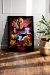 Star Trek Çerçeveli Tablo - Uzay Yolu Fim Posteri Tablo
