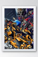 Transformers Çerçeveli Tablo - Film Posteri Tablo