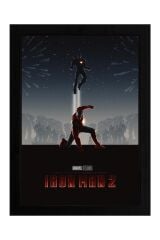 Iron Man Çerçeveli Tablo - Demir Adam Marvel Film Posteri Tablo