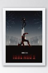 Iron Man Çerçeveli Tablo - Demir Adam Marvel Film Posteri Tablo