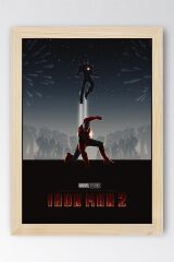Iron Man Çerçeveli Tablo - Demir Adam Marvel Film Posteri Tablo