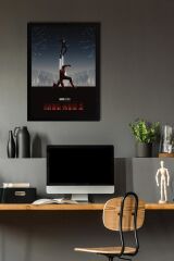 Iron Man Çerçeveli Tablo - Demir Adam Marvel Film Posteri Tablo