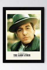 The Godfather Çerçeveli Tablo - Michael Corleone Film Posteri Tablo