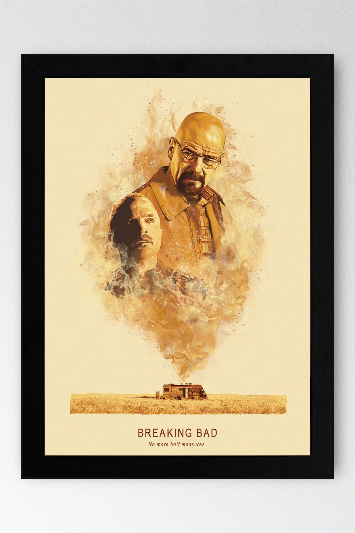 Breaking Bad Çerçeveli Tablo - Dizi Afişi Poster Tablo