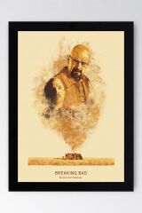 Breaking Bad Çerçeveli Tablo - Dizi Afişi Poster Tablo